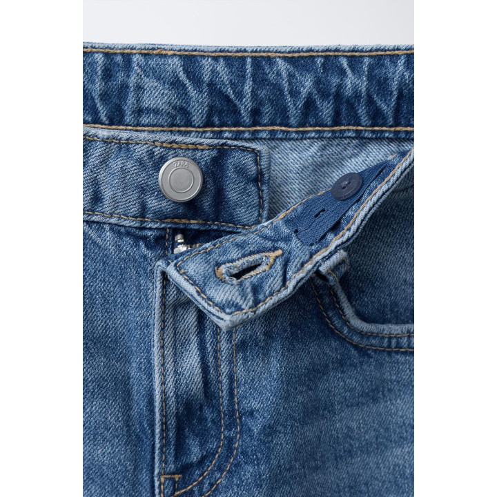 ДЖИНСЫ BOOTCUT С БАХРОМОЙ