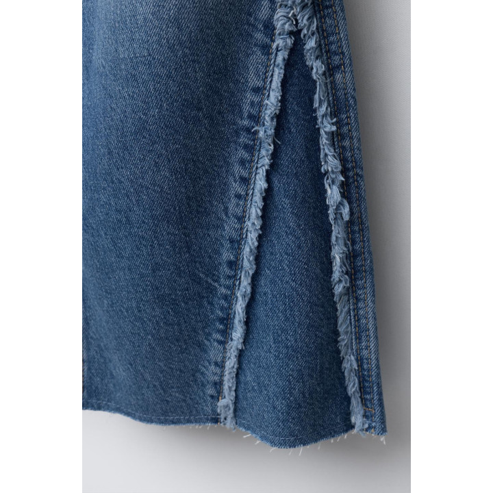 ДЖИНСЫ BOOTCUT С БАХРОМОЙ