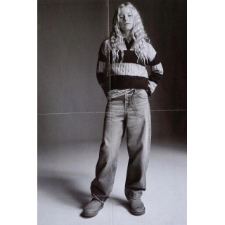 ДЖИНСЫ BARREL С ПОЯСОМ