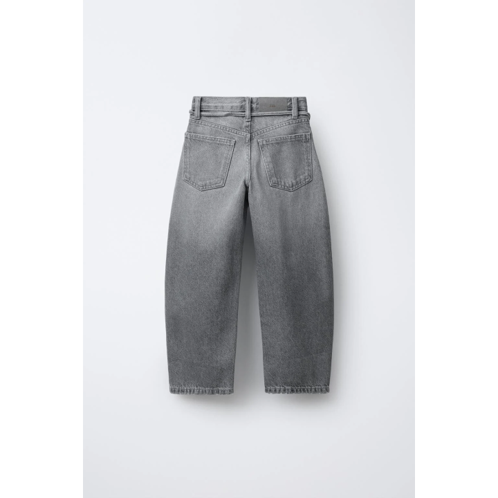 ДЖИНСЫ BARREL С ПОЯСОМ