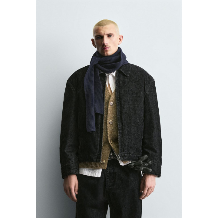 Куртка из мягкого велюра свободного кроя