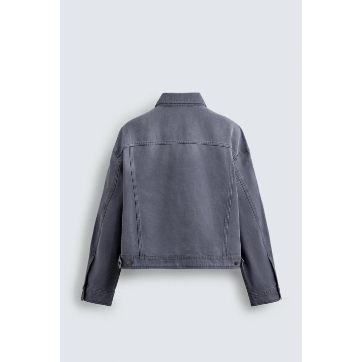 КУРТКА С ЭФФЕКТОМ ПОТЕРТОСТИ BOXY FIT