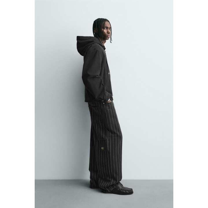 БРЮКИ BALLOON FIT В ПОЛОСКУ