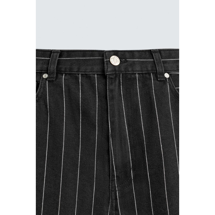 БРЮКИ BALLOON FIT В ПОЛОСКУ