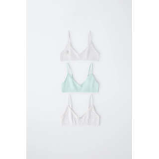 Трехпачковый топ с заплатками, возраст 9-14 лет