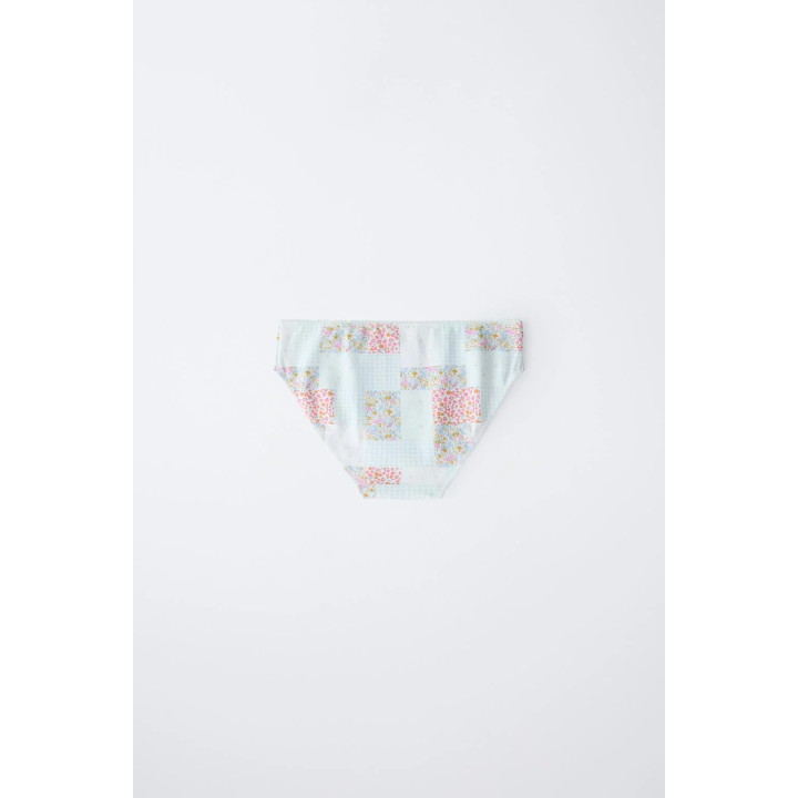 Трусы zara с аппликациями и цветочным узором, упаковка из шести штук, для возраста 6-14 лет