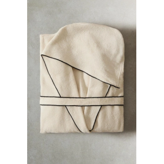 COTTON BATHROBE WITH OVERLOCK (320 GXM²)
