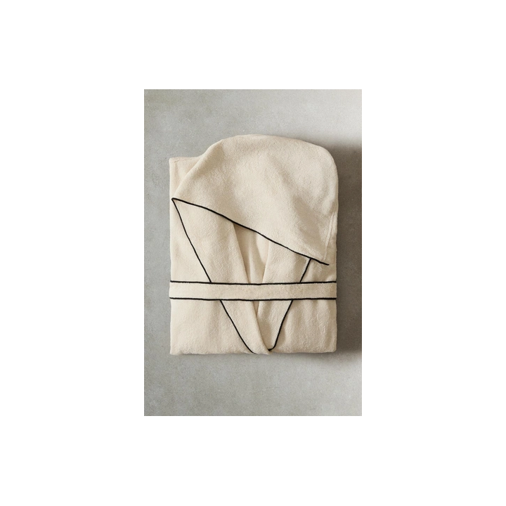 COTTON BATHROBE WITH OVERLOCK (320 GXM²)