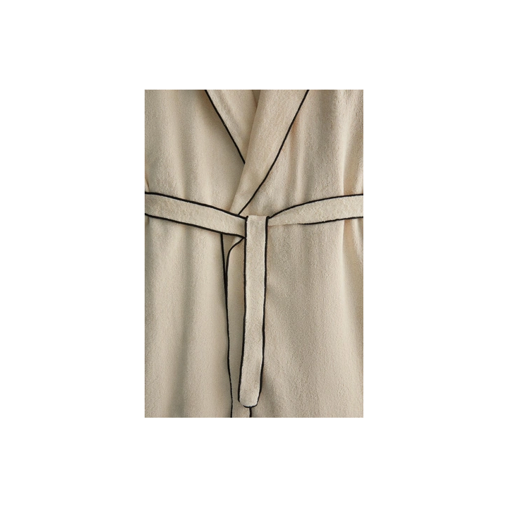 COTTON BATHROBE WITH OVERLOCK (320 GXM²)