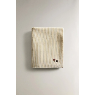 STRIPED MUSLIN BABY BATH TOWEL