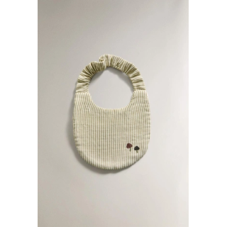 STRIPED MUSLIN BABY BIB