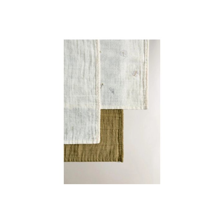 BABY MUSLIN CLOTHS (PACK OF 3)