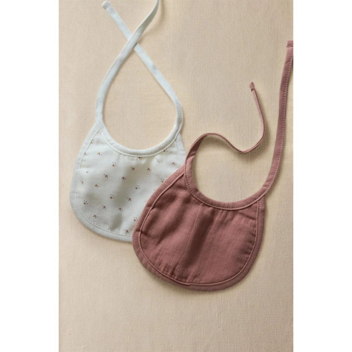 FLORAL BABY BIB (SET OF 2)