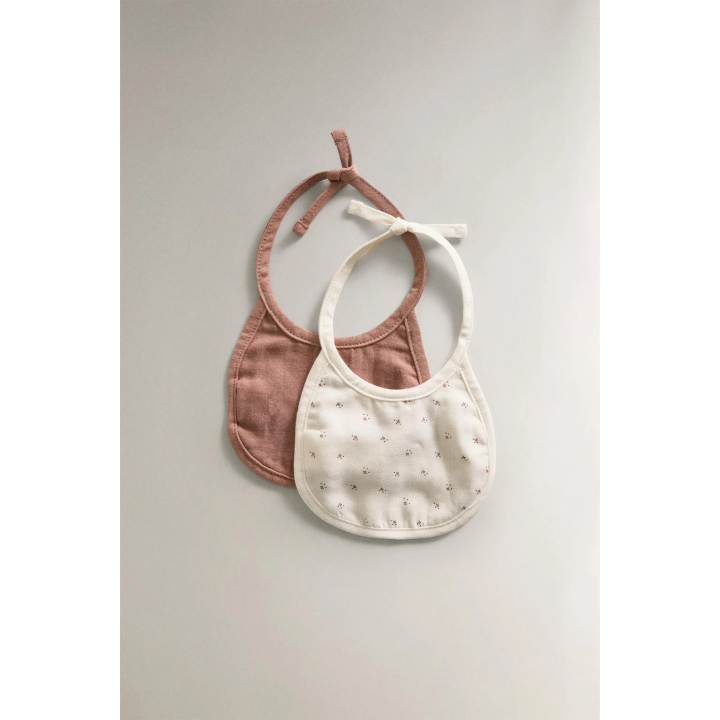 FLORAL BABY BIB (SET OF 2)