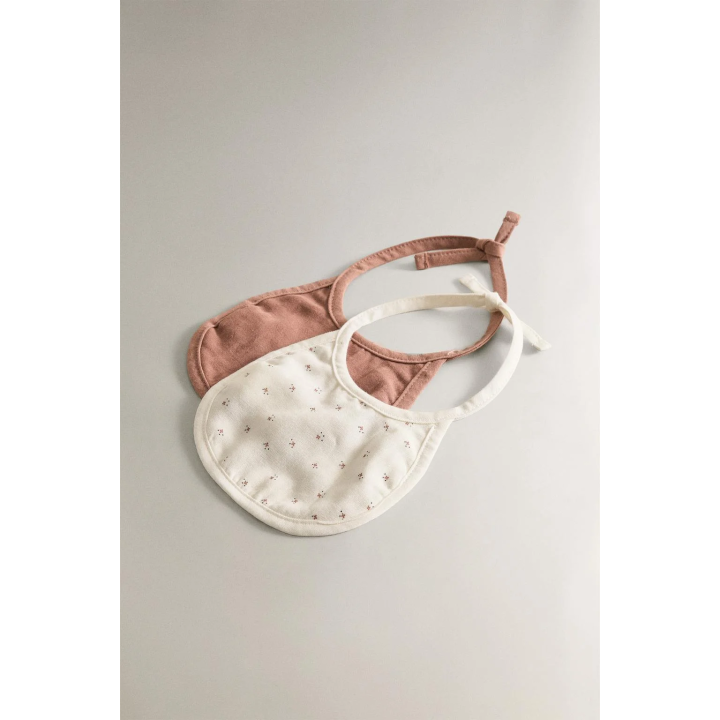 FLORAL BABY BIB (SET OF 2)