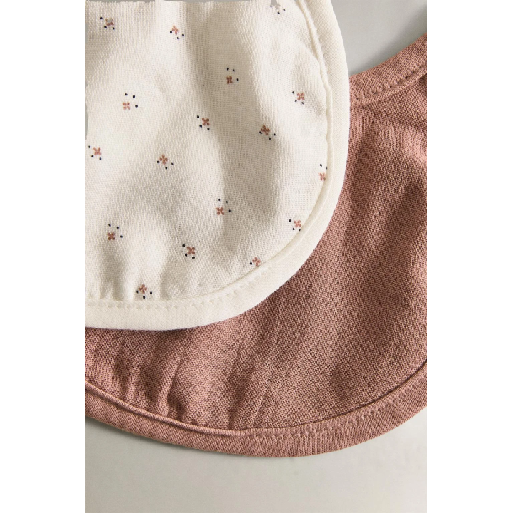 FLORAL BABY BIB (SET OF 2)
