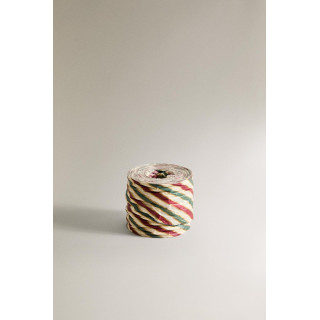 Рождественская полосатая бумажная лента