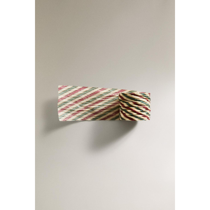 Рождественская полосатая бумажная лента
