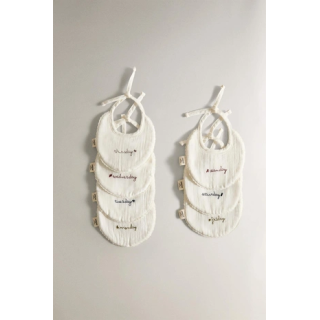 WEEKLY BABY BIB (PACK OF 7)