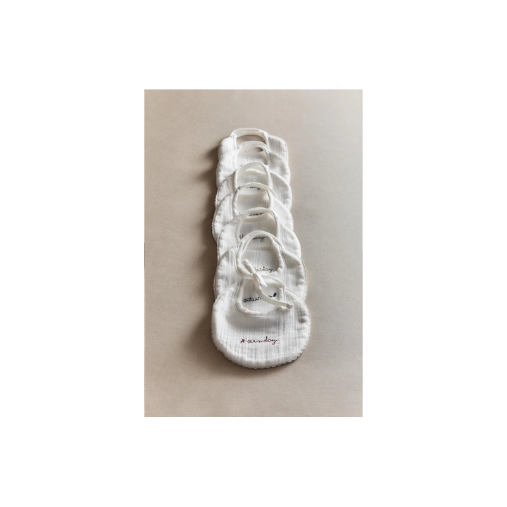 WEEKLY BABY BIB (PACK OF 7)