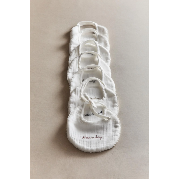 WEEKLY BABY BIB (PACK OF 7)