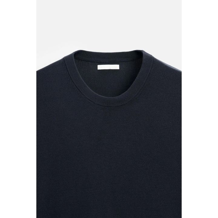 Футболка из вязаного трикотажа flowing knit