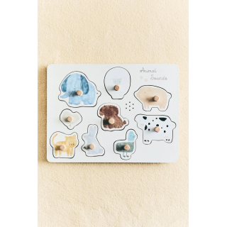 Детский пазл со звуками животных