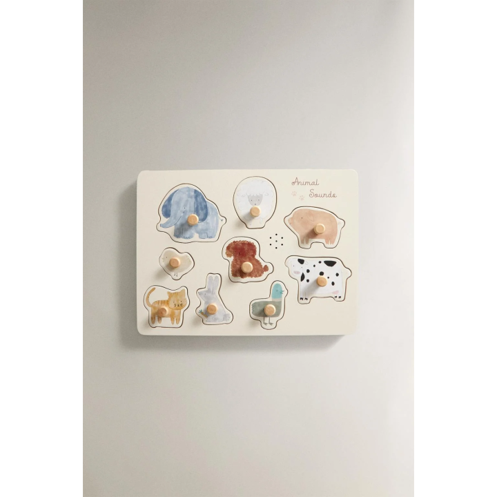 Детский пазл со звуками животных