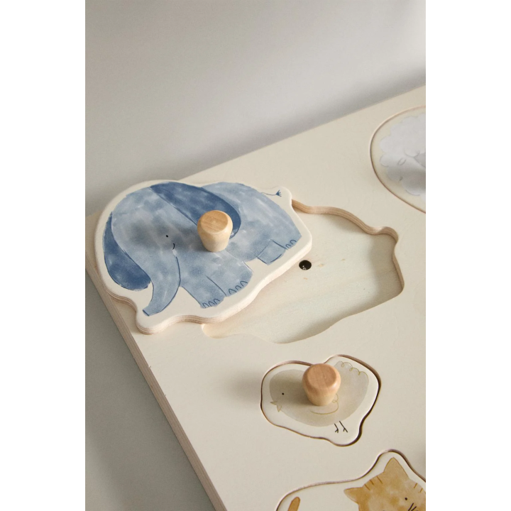 Детский пазл со звуками животных