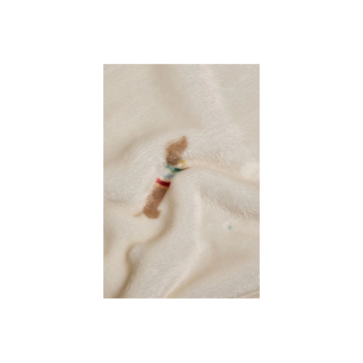 FLEECE DACHSHUND DOG BABY BLANKET