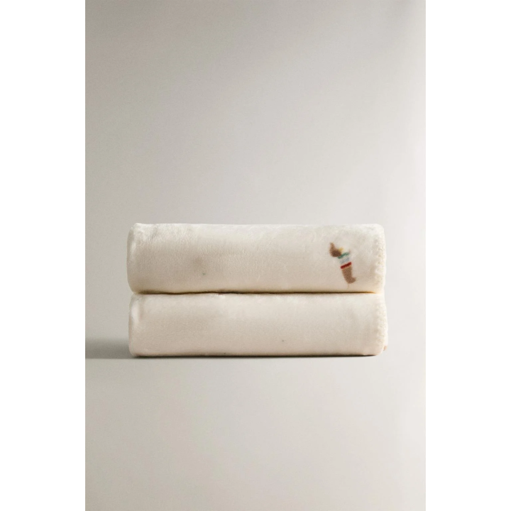 FLEECE DACHSHUND DOG BABY BLANKET