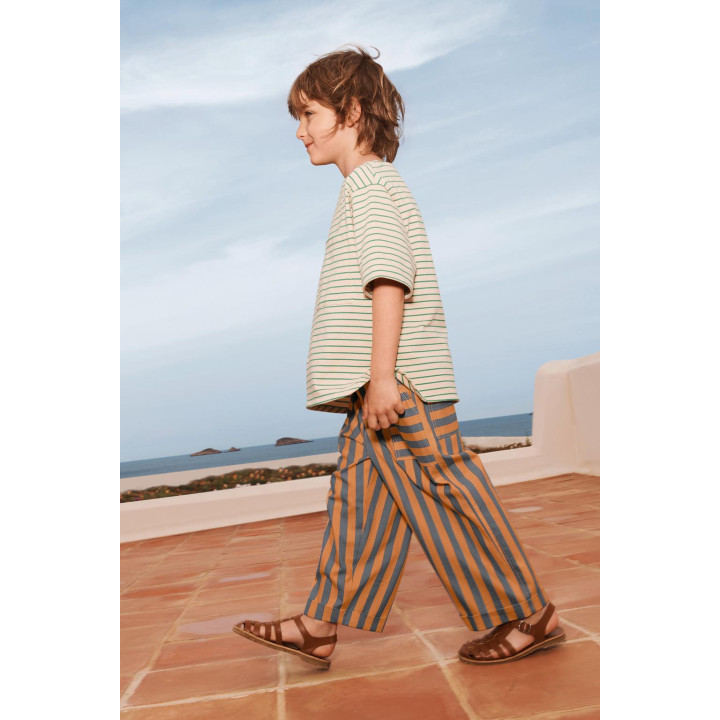 Сандалии из ограниченной коллекции кожаные в форме клетки