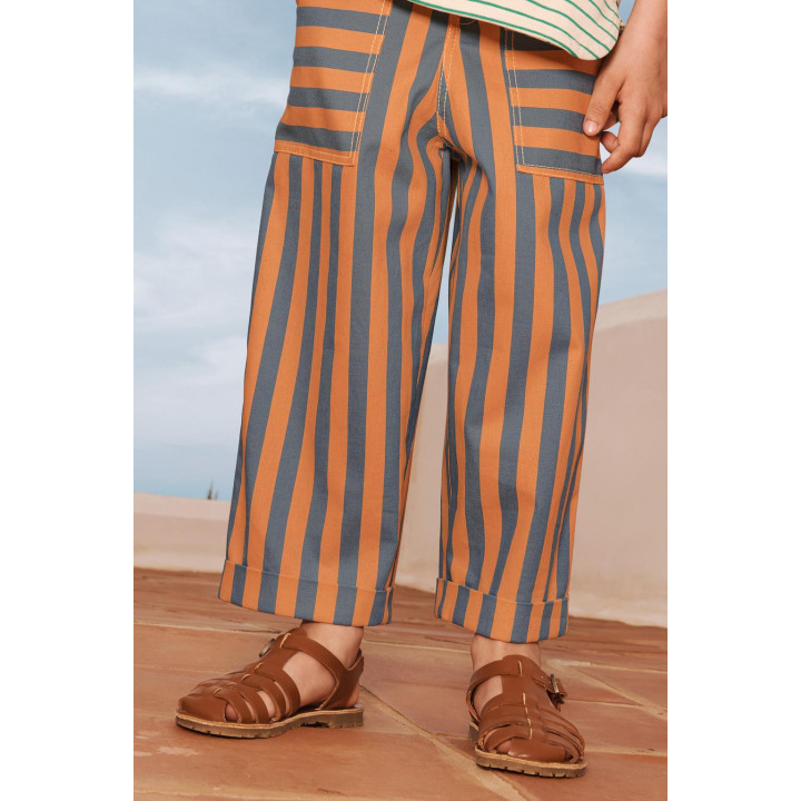 Сандалии из ограниченной коллекции кожаные в форме клетки