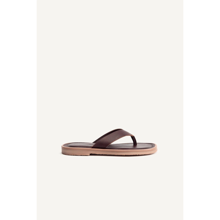 Кожаные сандалии