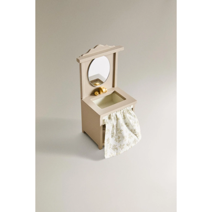 Набор игрушек для кукольного домика ванная комната для детей