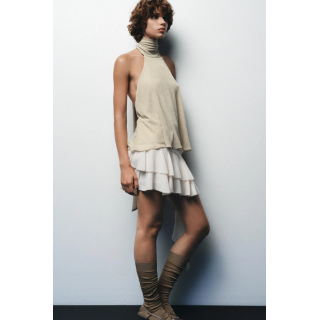 ТОП С ГОРЛОВИНОЙ ХАЛТЕР ИЗ МЕТАЛЛИЗИРОВАННОЙ НИТИ