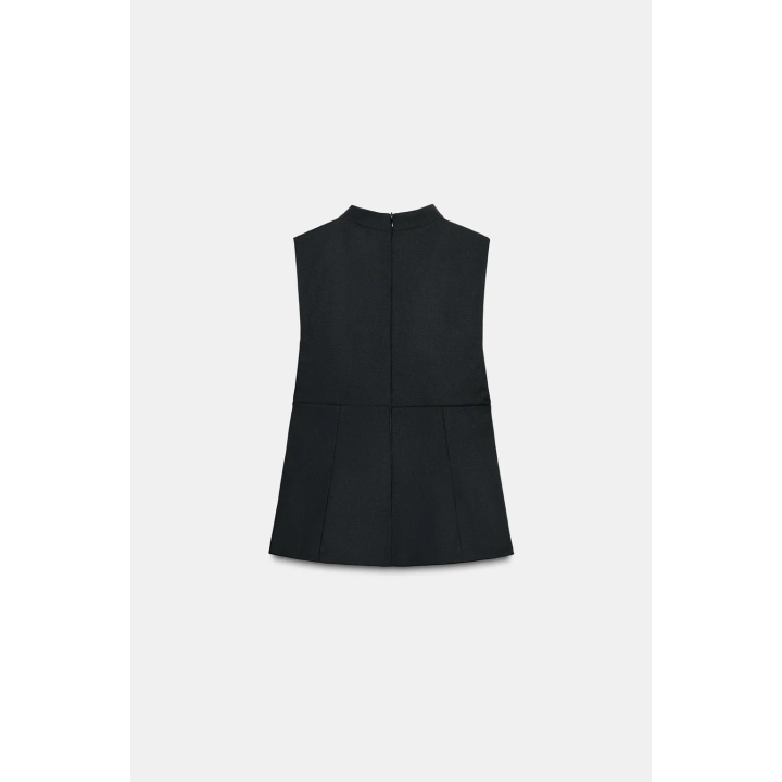 ТОП С ДРАПИРОВАННЫМ ВОРОТНИКОМ