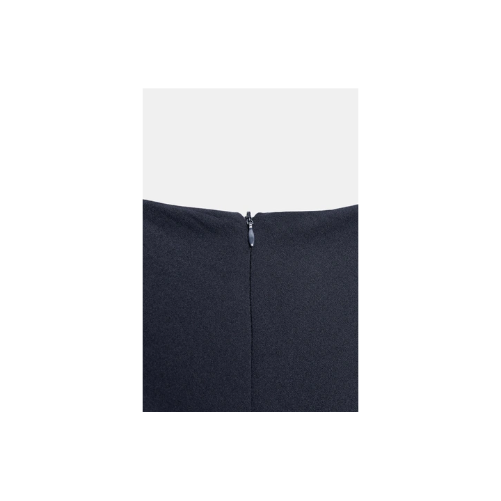 КОРОТКОЕ АСИММЕТРИЧНОЕ ПЛАТЬЕ С ЗАКЛЕПКАМИ