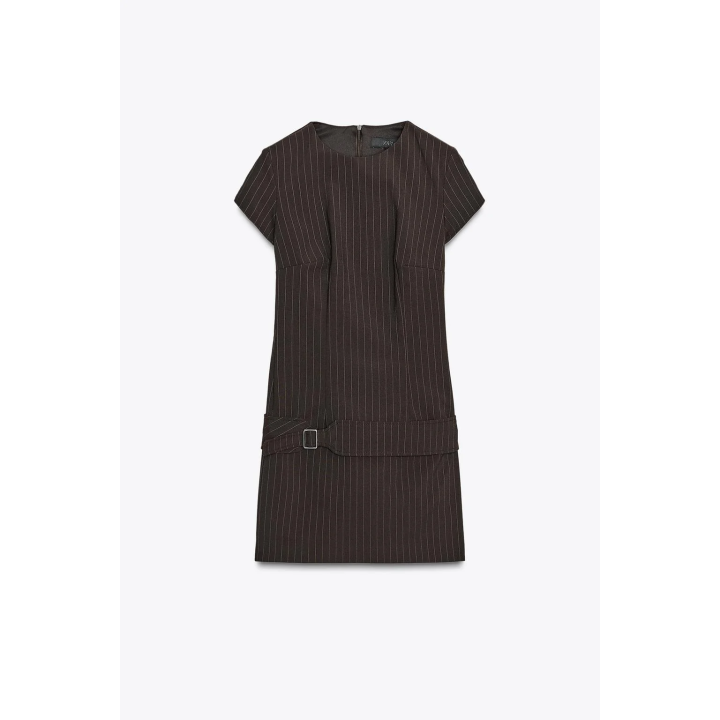 КОРОТКОЕ ПЛАТЬЕ С ПОЯСОМ