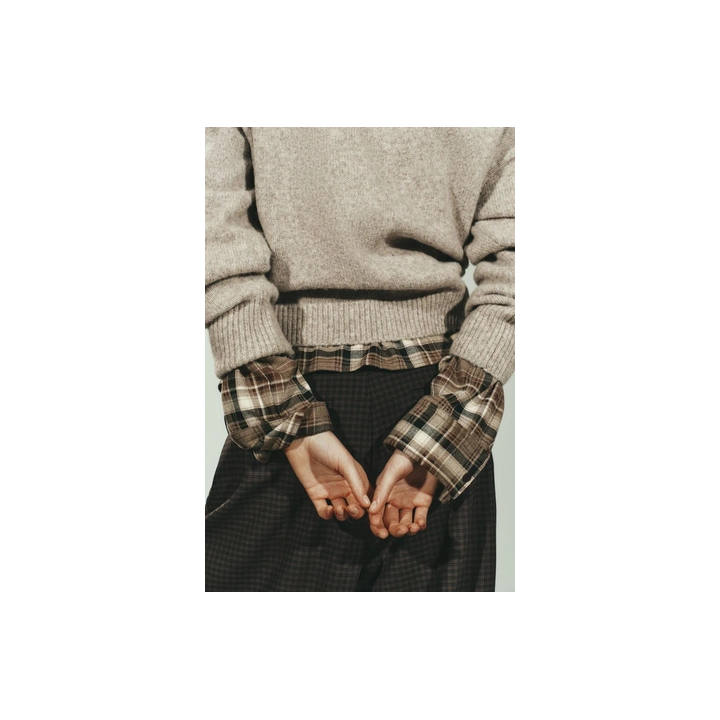 БРЮКИ В КЛЕТКУ С ЗАЩИПАМИ