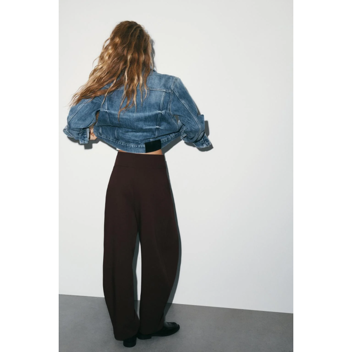 БРЮКИ BALLOON С ЗАЩИПАМИ