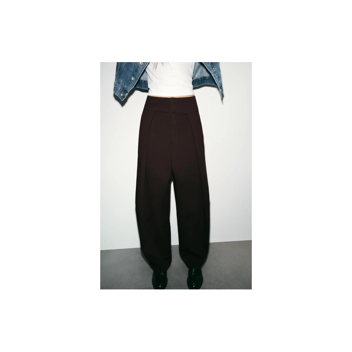 БРЮКИ BALLOON С ЗАЩИПАМИ