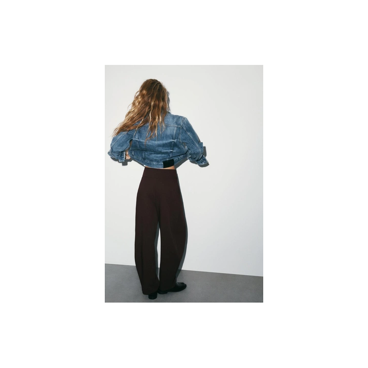 БРЮКИ BALLOON С ЗАЩИПАМИ