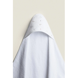 MOON AND STAR HOODED BABY TOWEL