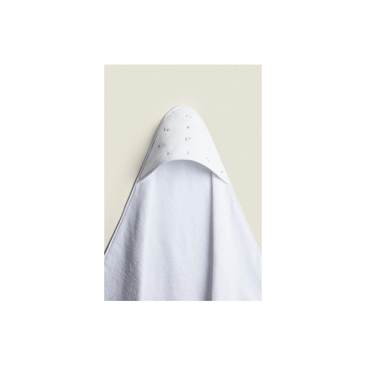 MOON AND STAR HOODED BABY TOWEL