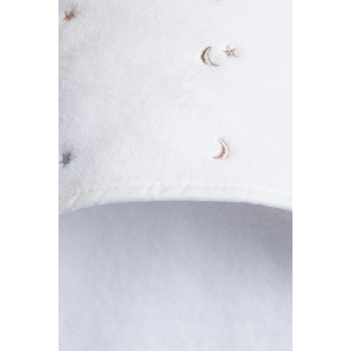 MOON AND STAR HOODED BABY TOWEL