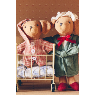 Детский набор мягких игрушек с семьей собачек