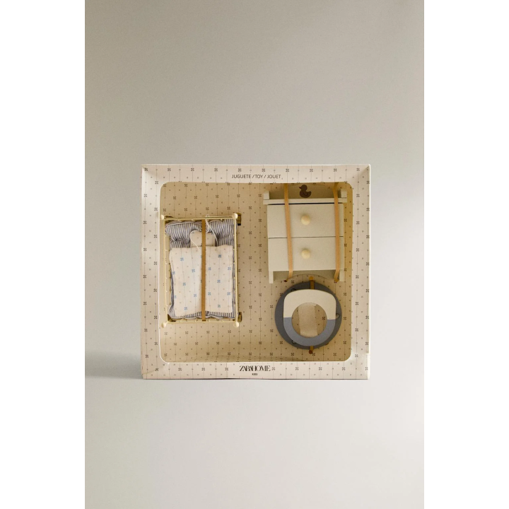 Набор мебели для детской комнаты в домике для кукол