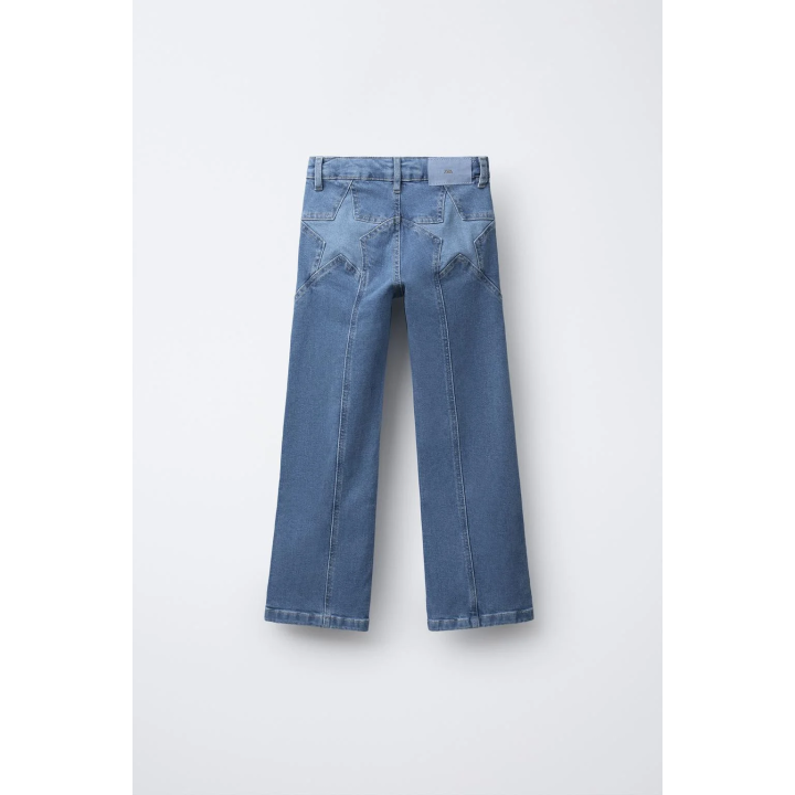 ДЖИНСЫ BOOTCUT С ДЕКОРАТИВНЫМИ ШВАМИ