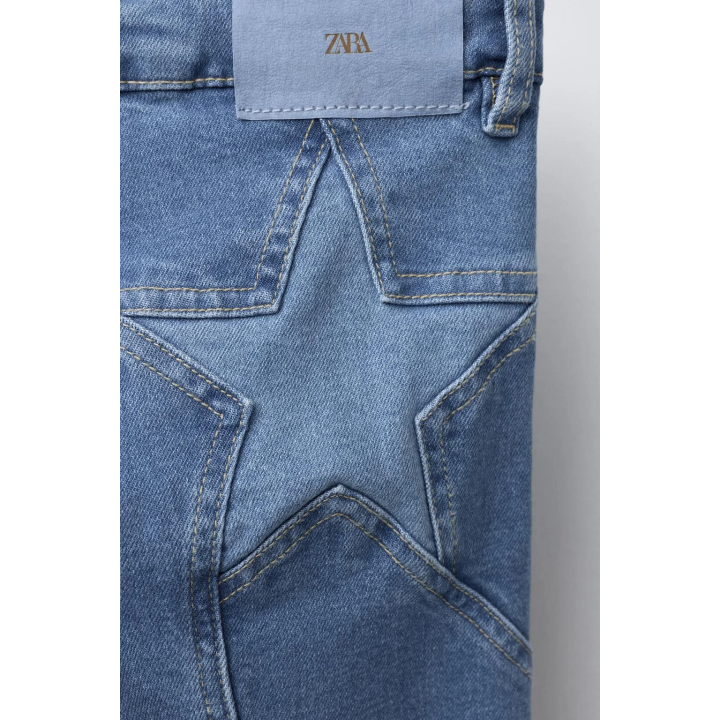 ДЖИНСЫ BOOTCUT С ДЕКОРАТИВНЫМИ ШВАМИ